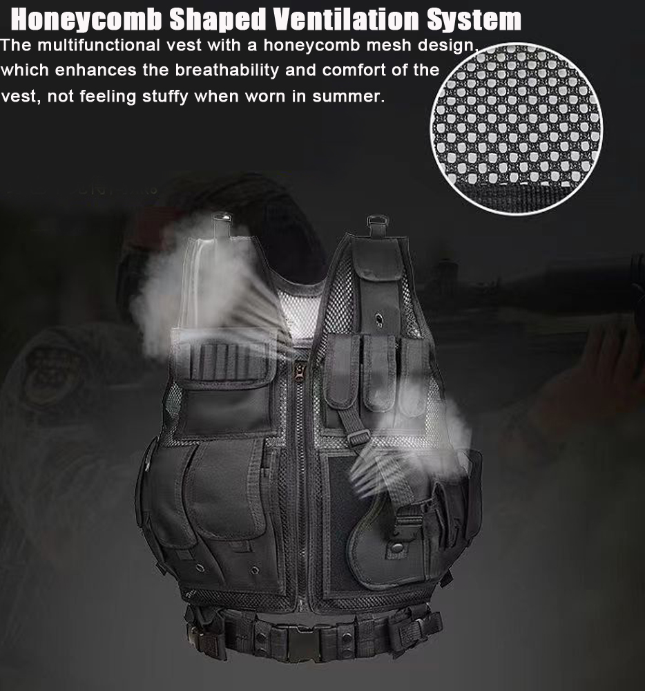 Adjustable Molle Tactical Vest - огляд і ціна Hunting Outdoor Game